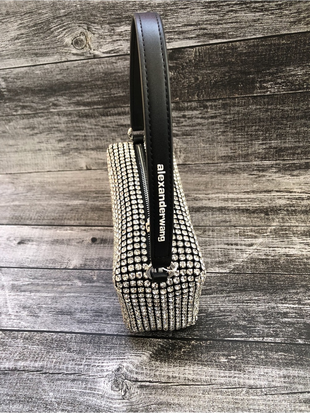 Alexander Wang Diamond Rhinestone Pouch Bag